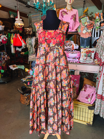 Rosa Dress in Brown