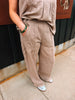 Wide Leg Stripe Pant