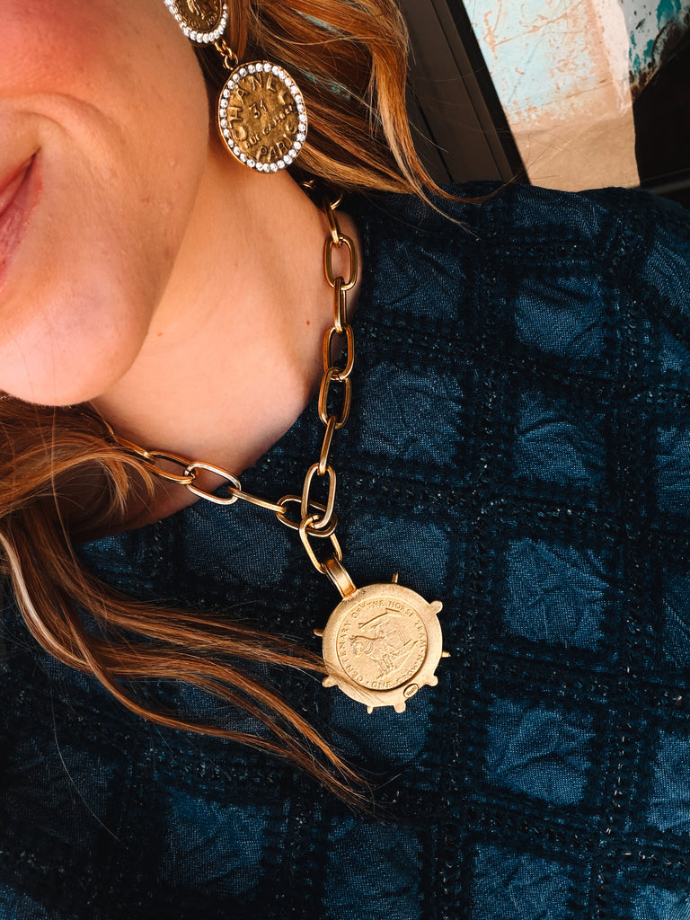 Coin necklace
