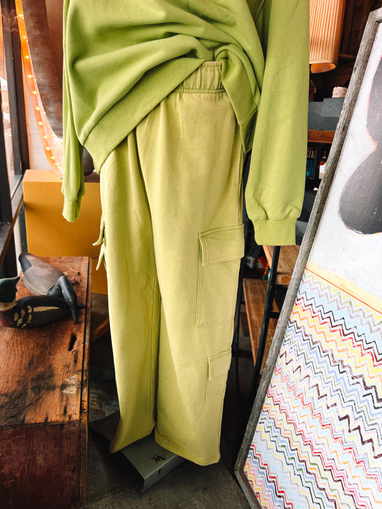 Green Cargo Sweats