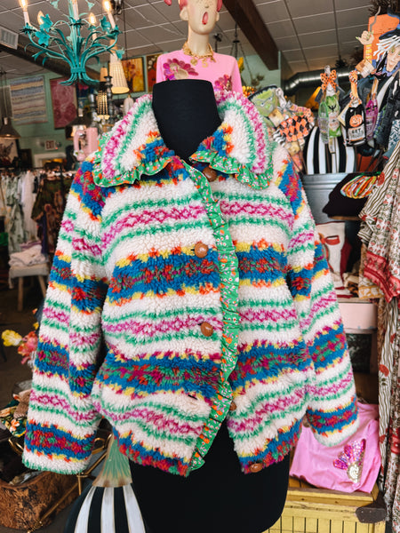 Fair Isle Sherpa Jacket