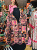 Aztec Print Quarter Zip