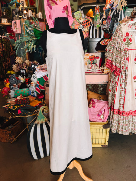 White Linen Dress