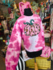 Tyedye Pink Sequin Pumpkin Sweatshirt