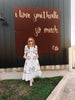 Western flair dress