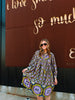 Medallion Border Dress