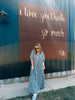 Navy Gingham Oasis Dress