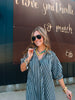 Navy Gingham Oasis Dress
