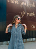 Navy Gingham Oasis Dress