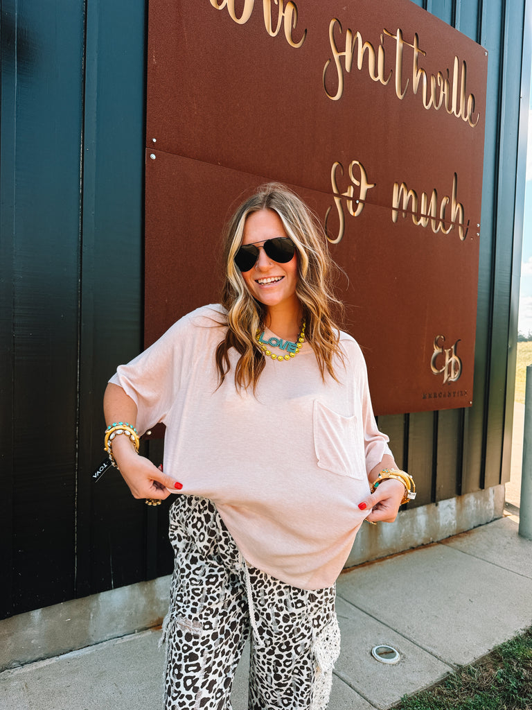 Pink Comfy Pol T Shirt