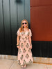 Seersucker Midi Dress