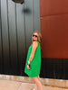 Entro Kelly Green Quilted Dress