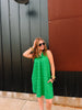 Entro Kelly Green Quilted Dress