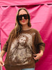 Brown Sacred Heart Tee