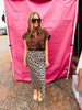 Cream Cheetah Skirt
