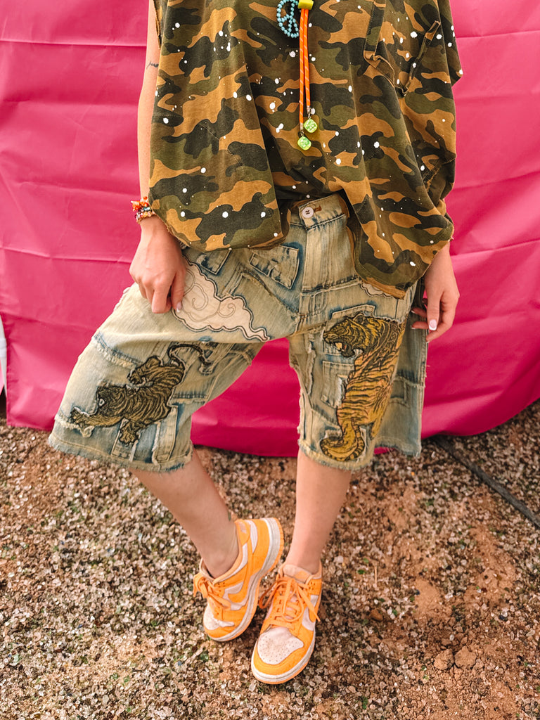 Tiger Oversized Shorts