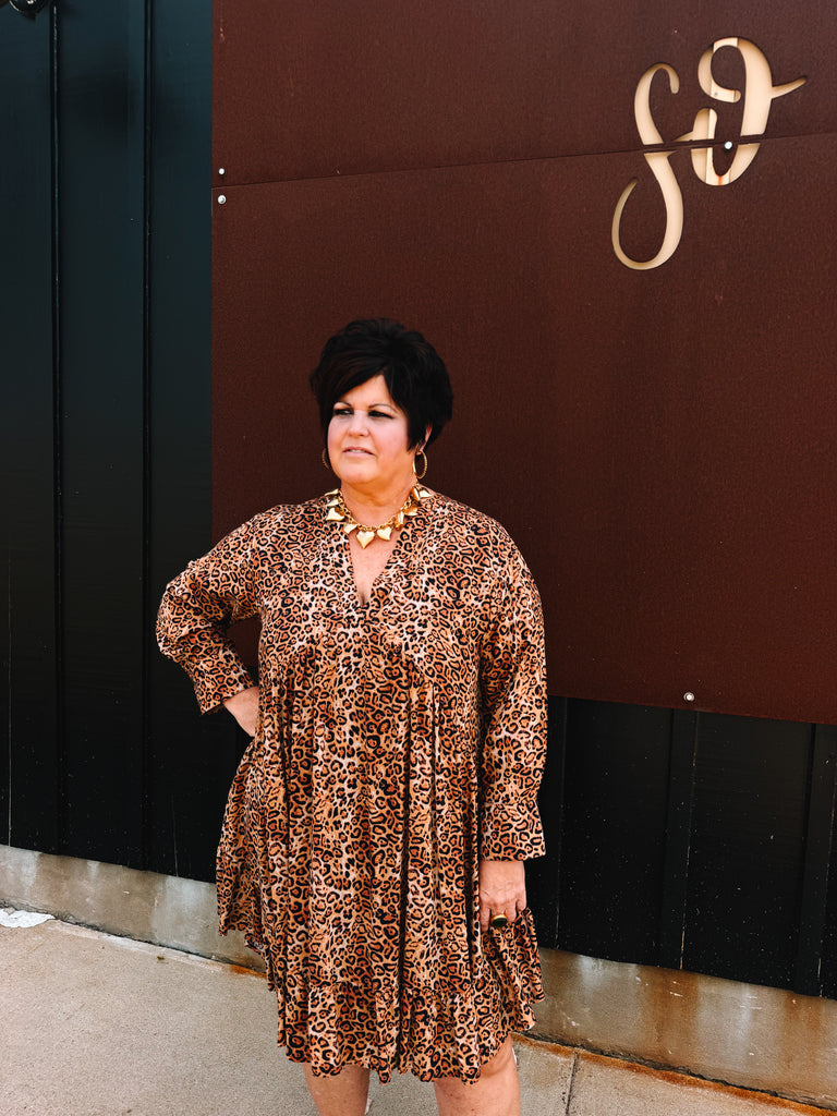 Leopard Swing Dress