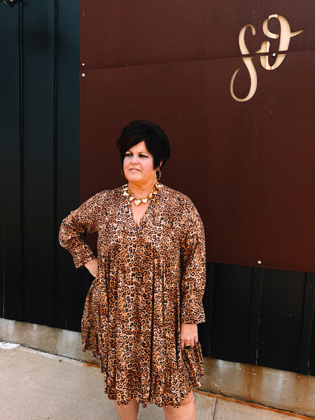 Leopard Swing Dress