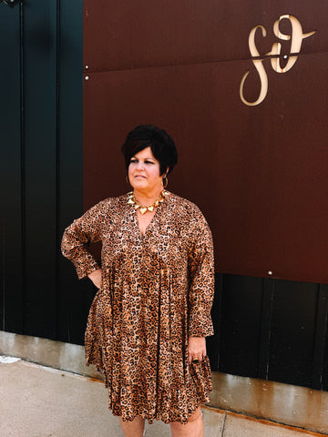 Leopard Swing Dress