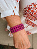 Olivia 3 Strand Bracelet in Candy Crush