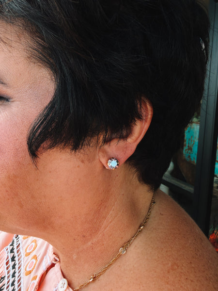 TOVA Oakland Studs in Chrome