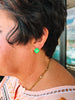 TOVA Stud in Electric Green
