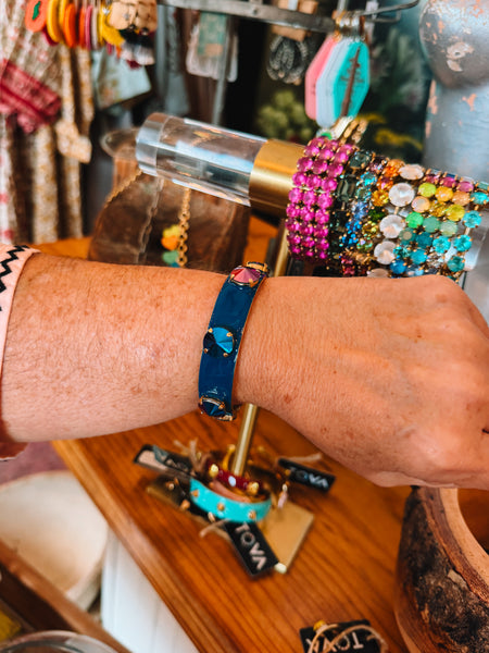 TOVA Linsey Cuff in Midnight Express Navy