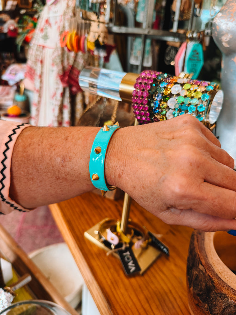 Ziva cuff in turquoise