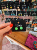 TOVA Stud in Electric Green