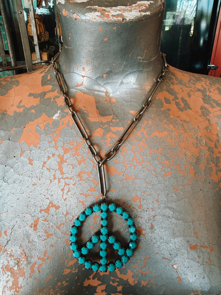 Candy peace necklace
