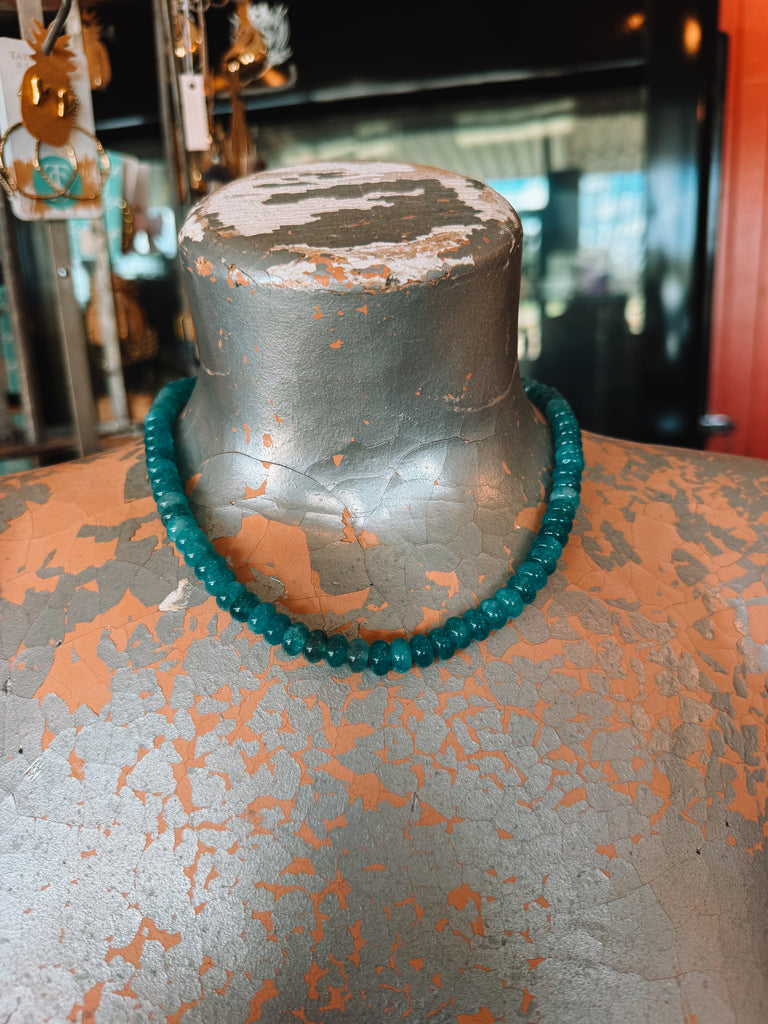 TOVA Pollyanna Necklace Teal